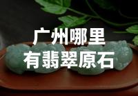 翡翠原石寻宝之旅：广州最佳选择！